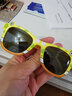 保圣(prosun)儿童太阳镜卡通偏光护目眼镜 时尚可爱墨镜PK2008 模特款C62 镜框亮黄/镜片灰片 实拍图