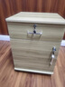 修乐床头柜可移动带锁保险箱边柜2024新款简约卧室大容量出租房收纳柜 【一门一抽】橡木色37*34*59cm 实拍图