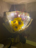 盛世泰堡向日葵永生花束生日礼物干花香皂花生日礼物送女友礼袋装 实拍图