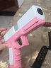 柯尔特黄金沙鹰玩具枪儿童抛壳软弹枪电动格洛克g18左轮成人玩具抢绝地求生吃鸡模型可发射手炝 格洛克G18标配-粉色 实拍图