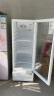 美的Midea展示柜 商用冷藏柜冰柜 直冷立式冰箱饮料柜 超市啤酒水果单门 保鲜柜 [228L风冷循环I 装瓶量204瓶] 白色 立式展示柜 实拍图