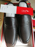 红蜻蜓男鞋夏款商务皮鞋镂空透气凉鞋休闲鞋爸爸鞋舒适冲孔鞋WTL8063 棕色 42 实拍图