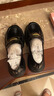 他她（TATA）邢菲同款侦探家英伦厚底乐福鞋女鞋小皮鞋加绒单鞋秋 7OL29CA4黑色（一脚蹬款） 38 实拍图