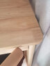 布匠家私 北欧实木小书桌迷你小型70窄桌子单人写字桌60cm长卧室电脑桌 0.7米单桌带书架+牛角椅 晒单实拍图