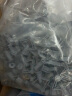 海斯迪克 塑料胀塞胶塞石膏板膨胀管 空心砖螺丝HKQS-44 灰色蝴蝶型不带螺钉（100个）  实拍图