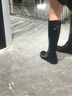 思加图【杨幂同款】冬季新款骑士乐章长筒靴加绒骑士靴EC326DG5 骑士黑（单里） 38 实拍图