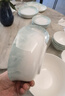 红牡丹景德镇骨瓷饭盘家用陶瓷碗碟釉下彩碗盘餐具轻奢汤盘吐骨碟凉菜盘 云锦万里6英寸骨碟1个 实拍图