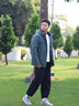 KOLON SPORT/可隆轻量羽绒服 男子户外冬季防风防水连帽高蓬鹅绒夹克- LHDJ4WN185-DG 深绿色 XL (180/100A) 实拍图