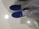 布舍元 休闲男鞋透气牛仔帆布鞋老北京布鞋潮 63X-5507 蓝色 40  实拍图