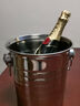 勋狸粑 双层不锈钢冰桶 家用手提冰粒桶香槟桶红酒冰酒桶冰块桶酒店客房 中号虎头冰桶（5L) 带冰夹 实拍图