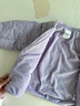 巴拉巴拉宝宝棉服男童冬装棉袄女童绗缝棉衣加绒时髦简约 紫罗兰-小熊绗缝-70307 90 实拍图