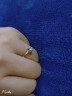 DR钻戒 求婚戒指 BELIEVE系列雪吻 雪花戒结婚订婚钻石戒指 12分E色VS1【证书+礼盒】 实拍图