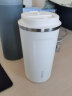 SIMELO保温杯510ML大容量304不锈钢保温咖啡杯男士女士车载水杯蓝山白 实拍图