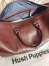 暇步士（Hush Puppies）旅行包男士复古真皮高档头层牛皮时尚随身通勤大容量登机包行李包 深咖色HA-1311009W-504 实拍图