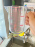 展艺 量杯树脂塑料量杯食品级带手柄 三种刻度 烘焙工具 500ml 实拍图