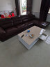 摩天（Motian）真皮沙发头层牛皮沙发小户型沙发客厅家具 单人+双人+贵妃位+1339茶几电视柜 标准版【桉木框架+国产牛皮】 实拍图