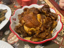 蒙羊煌（MENGYANGHUANG）内蒙古原切牛窝骨新鲜黄牛肉骨头牛膝盖骨带筋肉烧烤火锅食材生鲜 内蒙牛窝骨 净重2.5斤 实拍图