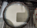 美浓烧（Mino Yaki） 日式朦胧早春雪花釉9.0英寸深盘鱼盘餐盘釉下彩家用餐具 23.0cm 早春-遥翠【*5.0cm】 实拍图