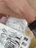 vieruodis【一份2张】手背纹身贴黑指手指花手英文个性社会潮流ins风网红 晒单实拍图