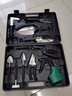 富立仕园艺栽花工具多肉种植套装小铲子挖土花园花卉种花养花盆栽工具 园艺工具箱10件套（不锈钢款） 实拍图