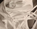 李宁（LI-NING）运动内衣女瑜伽健身文胸中强度支撑速干透气背心跑步 白色 L 实拍图