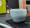 寻汝汝窑茶杯茶具单杯品茗杯陶瓷功夫天青色开片主人杯茶盏高档釉禅定 汝窑压手杯(小号)- 70ml 一个装 实拍图