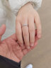 卡蒂罗（KADER）共度爱河999银情侣求婚戒指男女对戒生日520礼物送女友老婆女友 实拍图