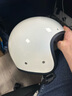 AGV X70头盔摩托车机车复古男女骑行3/4盔四季通用电动车安全帽 WHITE M（适合55-57头围） 实拍图