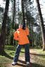 拓路者朱雀冲锋衣女三合一户外登山服外套防风防水抓绒保暖爬山旅游女款 日光橙 抓绒两件套 M 实拍图