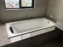 科勒（KOHLER） 铸铁浴缸搪瓷嵌入式1.5/1.6/1.7米小户型成人家用浴缸索尚泡澡缸 铸铁浴缸1.6*0.7米无扶手 实拍图