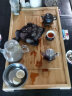 木语瓷缘 竹制茶盘排水式储水茶托盘家用大小号功夫茶具茶台简约长方形 平板特大号 75*45.5*4.5CM 实拍图