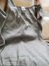三枪背心男春夏纯棉弹力吊带打底汗衫宽松运动40支新疆精梳棉白色背心 【2件装】白+灰 2XL (110) 实拍图