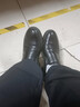 北欧图（BEIOUTU）时尚休闲皮鞋男舒适套脚懒人商务男皮鞋 580 黑色 43 实拍图