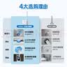 ecoco一次性马桶刷可抛式洁厕刷自带清洁液替换刷头厕所刷子无死角清洁 标准灰【海洋味*8】 实拍图