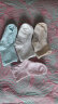 9i9婴儿袜子夏新生儿宝宝地板精梳棉袜松口透气4双1-3岁A104 实拍图