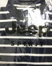 JEEP SPIRIT吉普短袖男夏季条纹t恤男士POLO打底衫商务上衣男 白/黑 3XL 实拍图