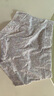 安优棉内裤女棉质底裆中腰碎花透气包臀舒适大码不夹PP三角裤头秋冬季 紫色+绿色+粉色 【中腰】 3条 L 【推荐100-120斤】 实拍图
