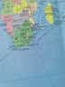 竖版世界地图0.865*1.05米 袋装易收纳 国家版图系列 全景世界版图 中英（外语）对照 实拍图