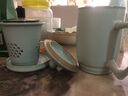 汝窑茶杯办公室会议杯陶瓷带盖过滤茶水分离老板杯可养家用泡茶杯 实拍图