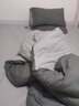 南极人（Nanjiren）被子褥子套装一整套学生宿舍六件套被褥全套单人双人八件套 深灰+银灰 【被子套装 一站购齐】 双人 床单款 被芯2.0*2.3m 5斤 七件套 实拍图