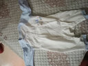 wua.wua婴儿连体衣春秋夹棉男女宝宝保暖内衣新生儿衣服秋冬外出服睡衣 春秋款 蓝小熊+蓝森林 73cm (建议6-9个月 14-18斤) 实拍图