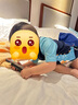 佑游儿童泳衣男童泳裤中童分体泳衣男孩宝宝游泳七件套30255Y藏蓝5XL 实拍图
