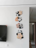 唤墙暖居熊猫餐厅装饰画现代简约客厅电视背景墙入户玄关走廊墙面挂饰 平安喜乐(总长140*30cm) 晒单实拍图