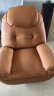 京东京造单人沙发 纳帕生态皮 羽绒+乳胶填充  客厅小户型单椅手动款橙 晒单实拍图
