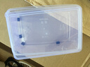 物匠（WUJIANG） 保鲜盒透明塑料盒子长方形密封盒冰箱冷藏食品收纳盒商用带盖 A-3 长方形(约2.0L) 实拍图