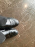 普戈斯厨师鞋男防滑防水防油厨房专用鞋男生小黑鞋皮鞋上班 1006黑色 43 实拍图