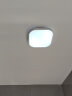 企硕 LED吸顶灯长方形遥控大气客厅灯具现代简约卧室灯阳台灯餐厅灯饰 升级30*30白光24w 实拍图
