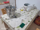 功达 304不锈钢汤锅家用煲汤锅小奶锅煮稀饭锅粥锅复底汤锅蒸锅两用 304高汤锅一个蒸笼 26cm 实拍图