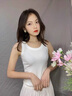 铂呐苓吊带背心女 打底遮副乳西装内搭可外穿百搭上衣无袖T恤 打底背心【白-均码】 实拍图