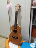维卡斯（WEIKASI）尤克里里初学者23寸乌克丽丽单板ukulele女生桃花心木入门乐器 23英寸蓝紫撞色+全套配件 实拍图